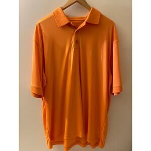 Cabela's XL Orange Performance Polo Shirt Mens Short Sleeve Golf‎ Casual